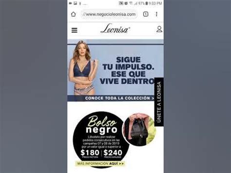 leonisa.com pedido virtual colombia